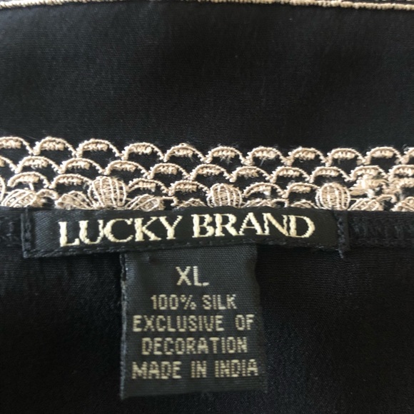 Lucky Brand Silk tank XL - Picture 3 of 8